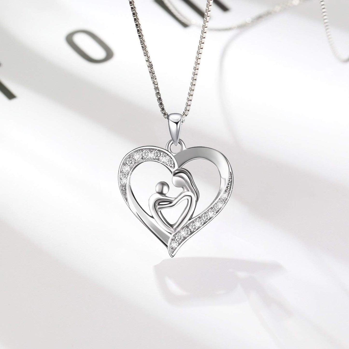Valentine's Day Gift Mom and Child Necklace