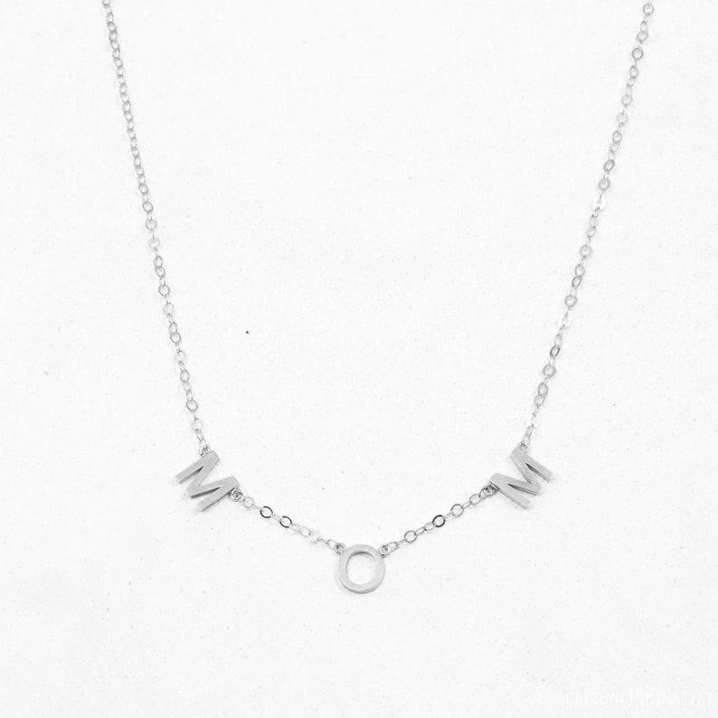 Mother's Day Gift A to Z Initial Choker Necklace Personalized Letter Name Necklace