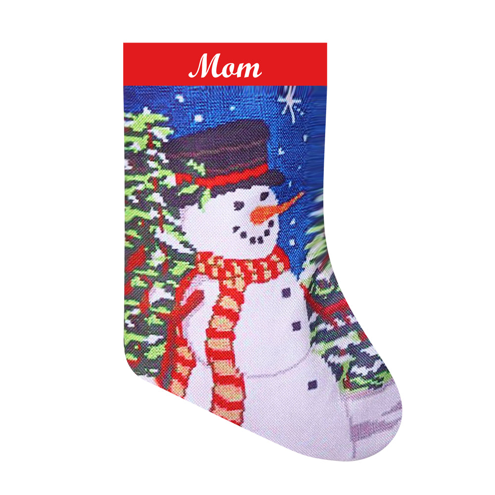 Christmas Stockings Gift Personalized Name Stocking Decoration