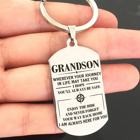 To Grandson-Wherever Your Journey In Life May Take You