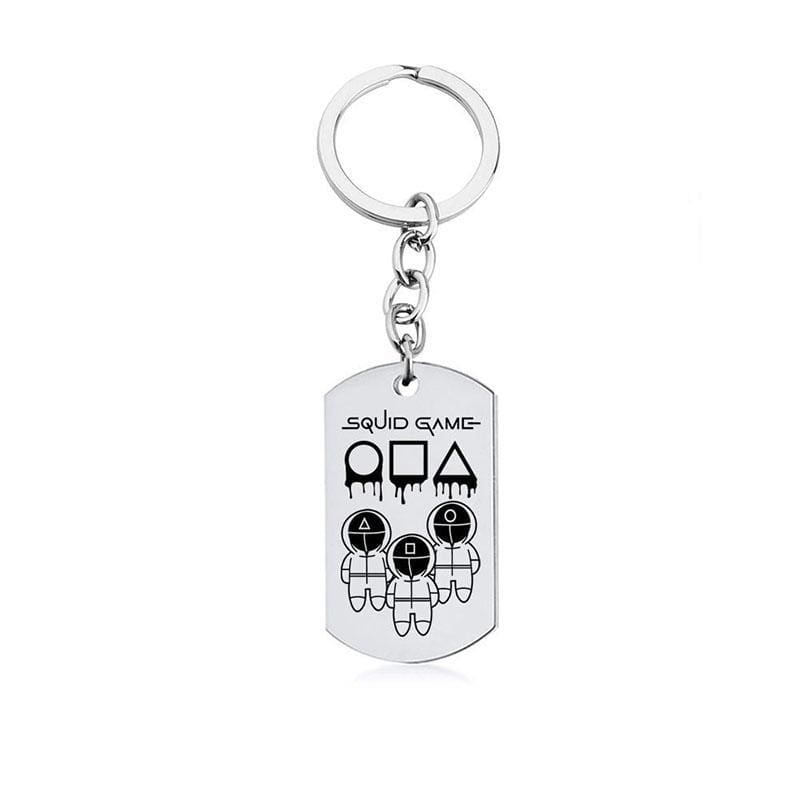 Squid Game Keychain With Personalized Engraving
