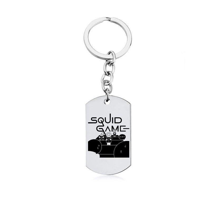 Squid Game Keychain With Personalized Engraving